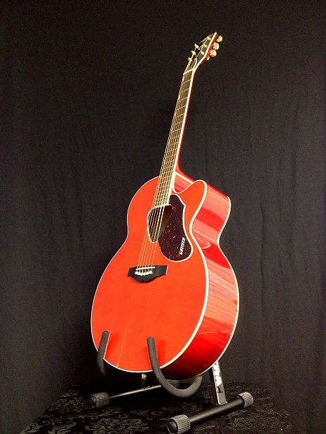 Gretsch G 5022CE Rancher Jumbo Acoustic Guitar Orange DAMAGED