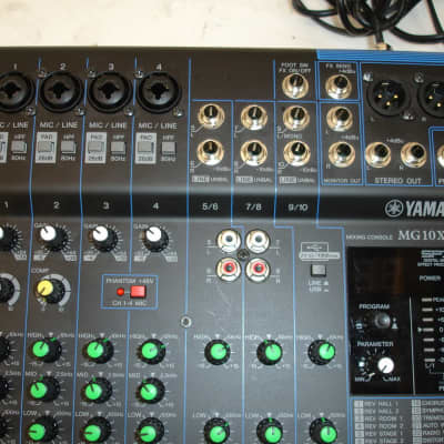 Yamaha MG10XUF 10 Channel Analog Mixer | Reverb