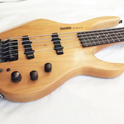 HOHNER Professional B-Bass V 5-String Neck-Thru Active Bass 2001 Made in Korea image 4