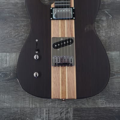 AIO TC1-H B-Stock Left-Handed Electric Guitar - Dark Walnut *Humbucker Neck Pickups 002 image 2