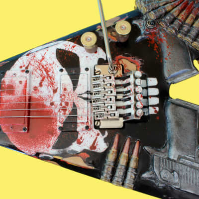 Custom guitar inspired by any movie or TV of your choice (made to order) - see photos for examples image 11
