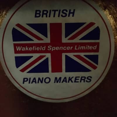 Spencer Acoustic Upright Piano in Mahogany [Used] image 6