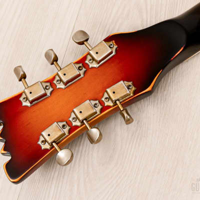 1991 Mosrite Ventures Model USA-Made "Built in Soul" Sunburst w/ Vibramute & Case, Semie Moseley image 5