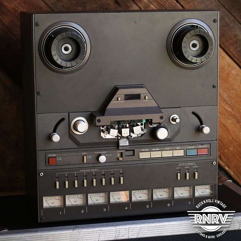 1980s TASCAM 38 1/2 8-Track Reel to Reel Tape Recorder