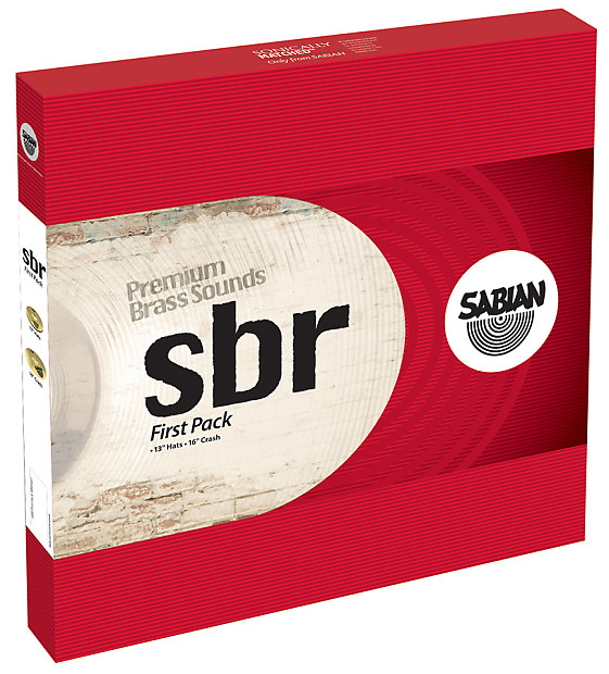 Sabian SBR First Pack 13/16" Cymbal Set image 1