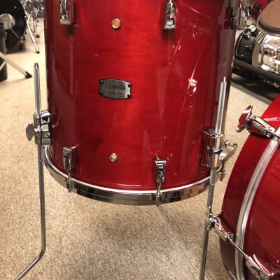 Yamaha  Absolute Hybrid Maple Red Drum Set in Red Autumn Gloss 22/16/12/10 image 8