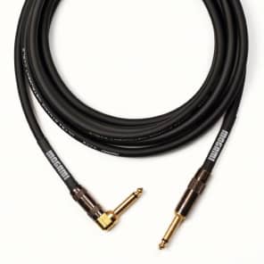 Mogami Platinum-Guitar-20R 1/4" TS Male Straight to Right-Angle Instrument Cable