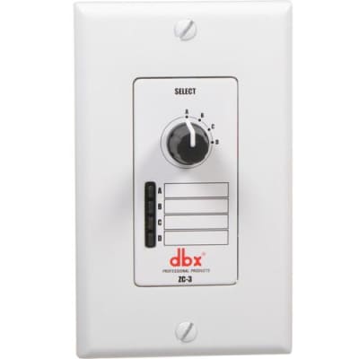 dbx ZC3 Wall-Mounted Zone Controller | Reverb Canada