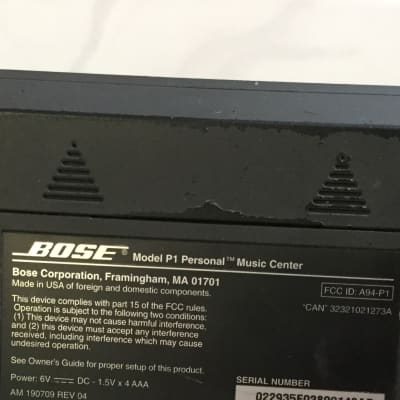 Bose PMC-P-1 image 4