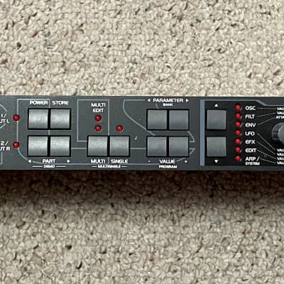 Access Virus Rack XL 2002 Black/Gray with Red LCD image 1
