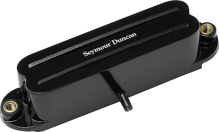 Seymour Duncan SCR-1n Cool Rails Neck Strat Single Coil Sized Humbucker Pickup - Black image 1