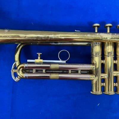 Vintage Olds Super Bb Trumpet with Original Case Just Serviced Los Angeles 1954 image 14