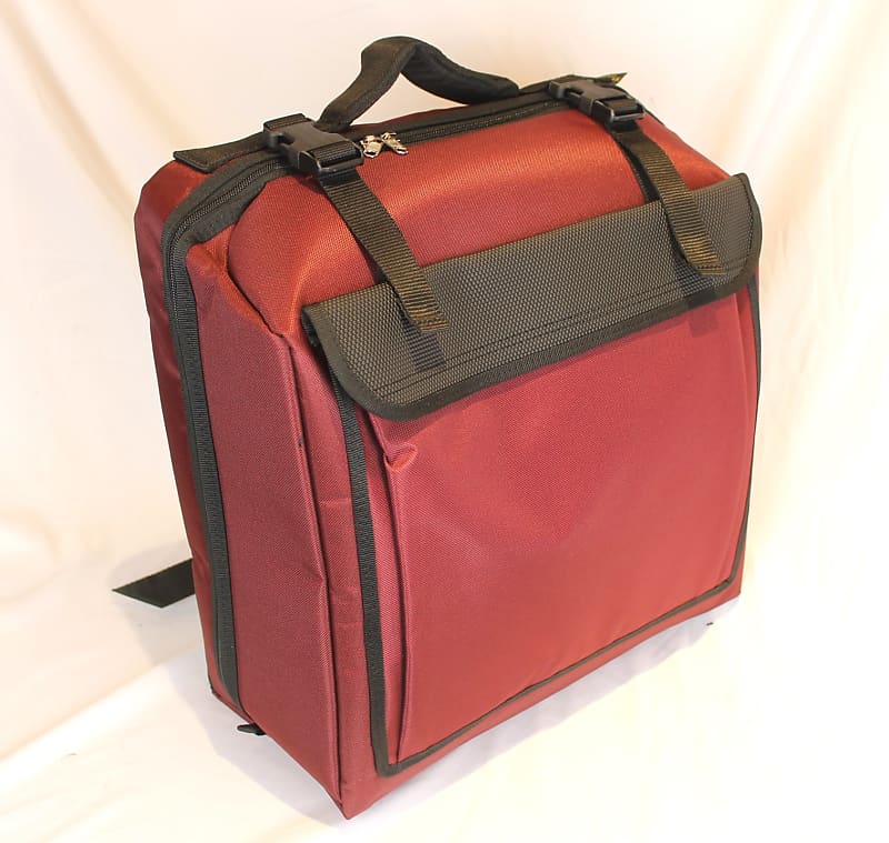 NEW Red Fuselli Soft Case Gig Bag for Accordion 15