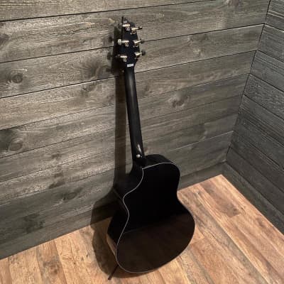 Breedlove All Solid Wood Organic Signature Concert CE Black Acoustic-Electric Guitar image 5