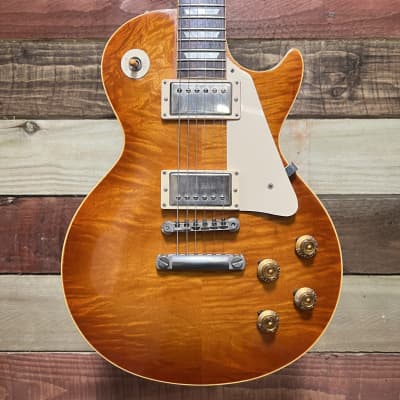 ギター Gibson CS 59 LP R-TOP Vintage Gloss Gibson CS 1959 Les Paul Standard R-TOP Vintage Gloss Washed