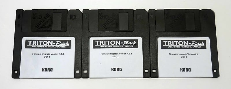 Korg Triton Rack OS Update Version 1.5.2 (Newest) image 1