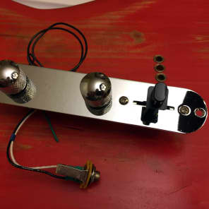 Prewired Telecaster Wiring Harness - Push/Pull Coil Tapping with Dual Cap Bright Switch - Pre-wired image 8