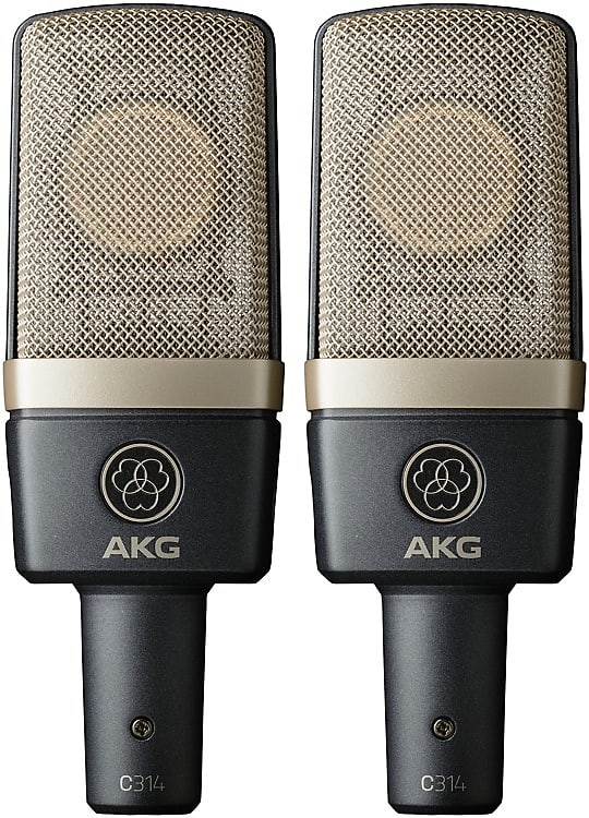AKG C314 Multi-pattern Large-diaphragm Condenser Microphone - Matched Stereo Pair image 1