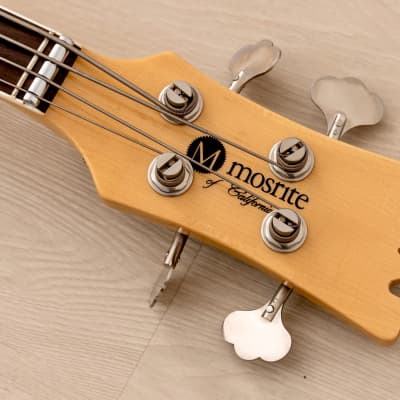 2000s Mosrite Custom '65 Ventures Model Bass Pearl White, Kurokumo Japan image 4