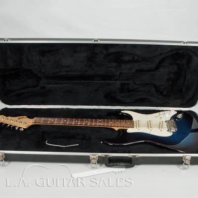 G&L Legacy USA Trans Blue Vintage 1998 With Case @ LA Guitar Sales image 9