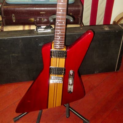 1982 Harmony Marquis Explorer Red and Natural w/ Original Hard Case image 2