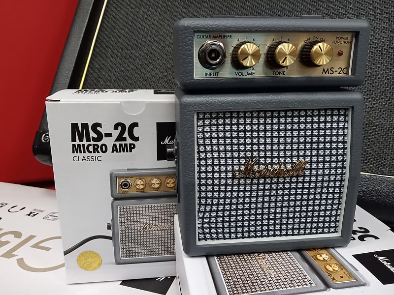 Marshall MS-2 1-Watt Battery-Powered Micro Amp - Classic Dark Grey image 1