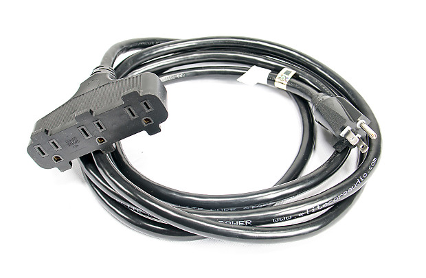 Elite Core Audio SPTT-12-10 Stage Power Triple Tap 12 AWG Power Cable - 10' image 1