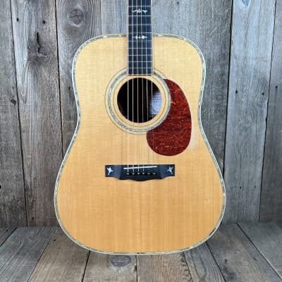 James E. Patterson Dreadnought Acoustic Guitar D-41 Style 2001 - Natural for sale