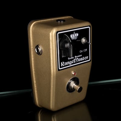 Tru-Fi Rangemaster Treble Boost Guitar Pedal Gold image 6