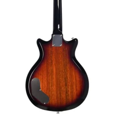 Airline Pocket Mahogany Body Bolt-on Maple Modern C Shape Neck 4-String Electric Bass Guitar image 2
