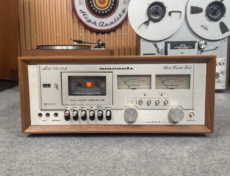 CLASSIC MARANTZ 5010B CASSETTE DECK – TAPE-LOVER’S GEM WITH ANALOG METERING – 1-YEAR WARRANTY INCLUDED  			