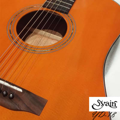 S.Yairi YD-18 All Solid Sitka Spruce & Mahogany acoustic guitar Dreadnaught ( in Vintage gloss) image 5