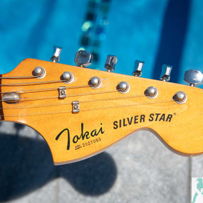 Tokai Silver Star - 1982 - 70's CBS Strat style w Fender Gig Bag - Made in Japan - Rosewood Fingerboard image 2