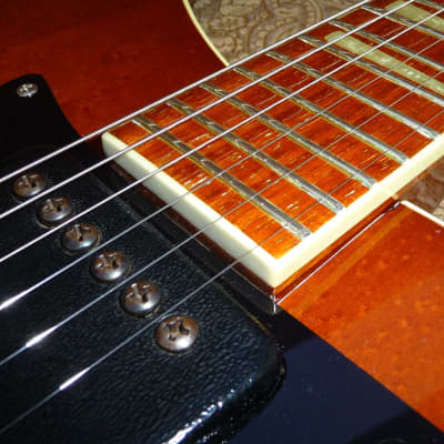 Vintage 1974 Rickenbacker 481 Guitar, Heavy Birdseye Maple, Beautiful RARE Walnut Brown Gloss Finish image 12