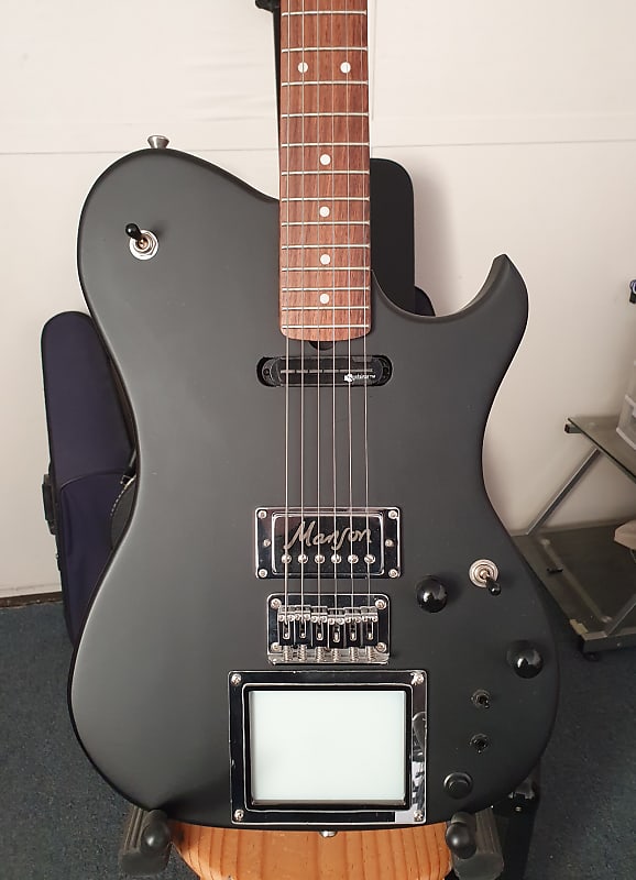 Unbranded One Of A Kind 2010 Matte Black Midi Guitar Reverb