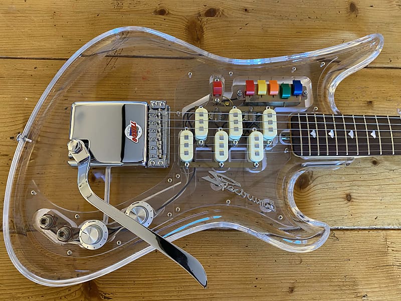 Very Rare 1990's Japanese Teisco Spectrum 5 Acrylic with