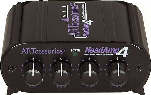 ART HeadAmp4 - Four-Channel Stereo Headphone Amplifier | Reverb