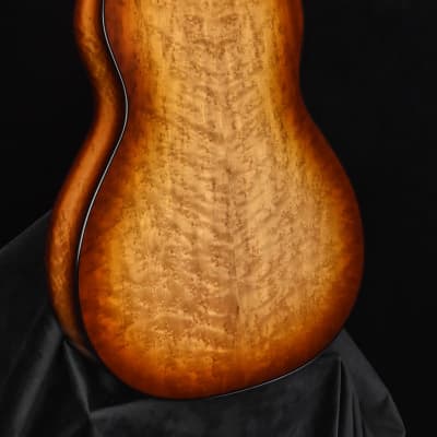 Bedell  Seed to Song Custom Parlor European Spruce, Birdseye Maple Sunburst Guitar image 8