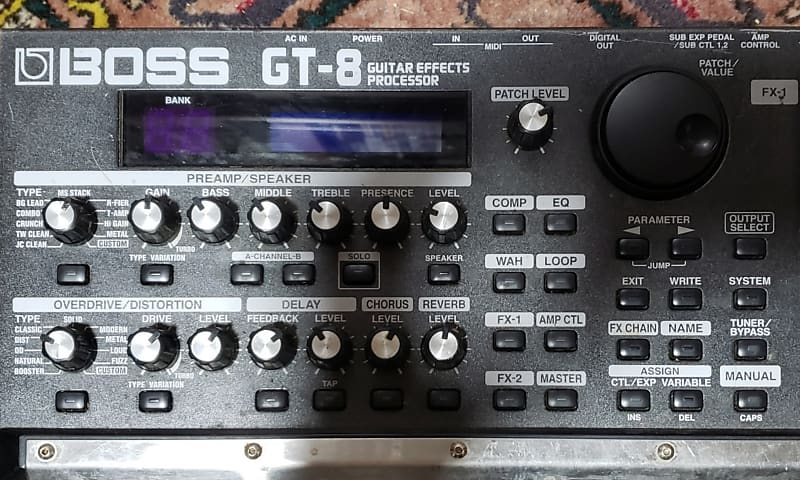 BOSS GT-8 ギターエフェクター Amazon.co.jp: BOSS ギター・エフェクツ・プロセッサー GT-8