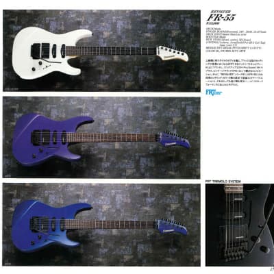 Fernandes Electric Guitar Revolver Purple FR-55 3.7kg Used