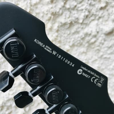 ESP LTD Phoenix BLKS Black Metal Satin Electric Guitar | Reverb