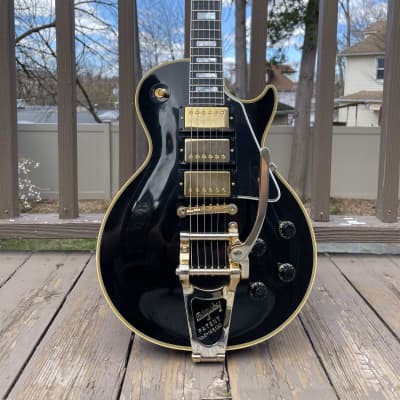 Gibson 1957 Les Paul Custom Black Beauty 3-Pickup 2023 Reissue with Bigsby Ebony VOS for sale