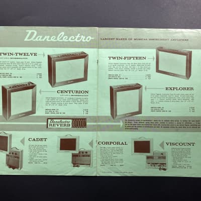 1963 Danelectro Catalog Brochure Case Candy Memorabilia image 5
