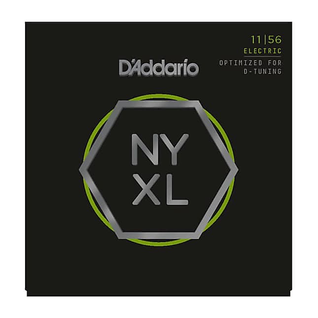D'Addario NYXL1156 Electric Guitar Strings, Medium Top / Extra-Heavy Bottom image 1