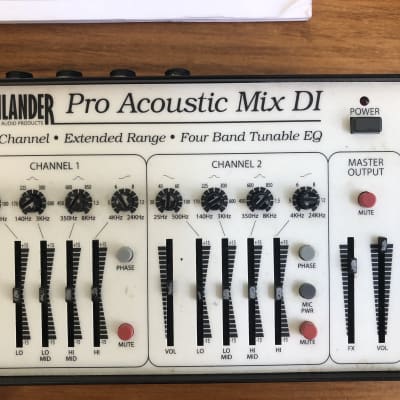 Highlander Pro Acoustic Mix DI (PAMDI)