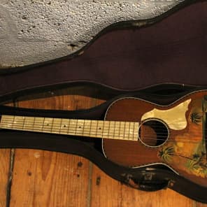 1920s Stromberg-Voisinet (Kay) Hawaiian Themed Parlor Guitar - Very Cool! image 11