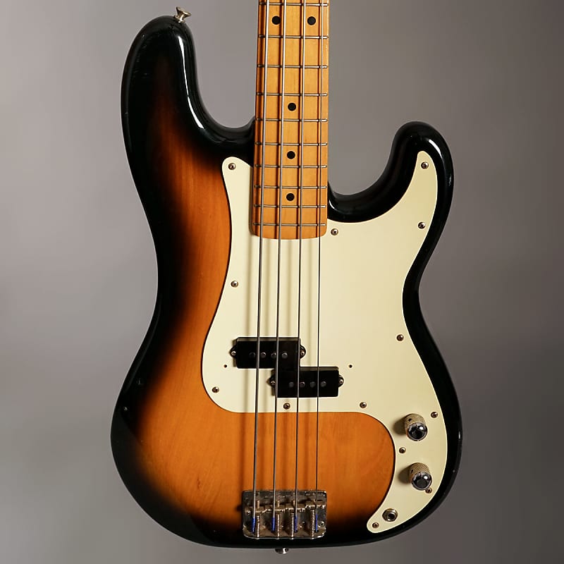 Fender 'Squier Series' JV Precision Bass 1982 - Two Tone | Reverb