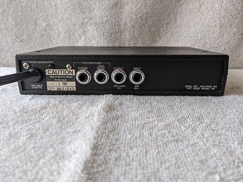 SR&D Rockman Distortion Generator w/Box & Manual - New Caps