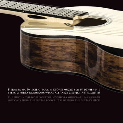 Turkowiak Ancient Kauri w/ 'whitebait' Concert Custom Handmade Classical Guitar luthier Nylon String image 7