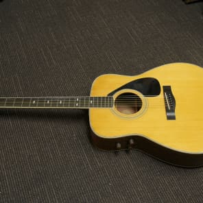 Yamaha FG 365 SE Acoustic Electric Dreadnought Natural Reverb